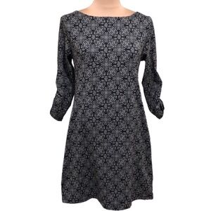 knee length dresses for ladies Strobe Long Sleeve Dress | Bone Beige